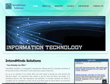 Tablet Screenshot of intendminds.com